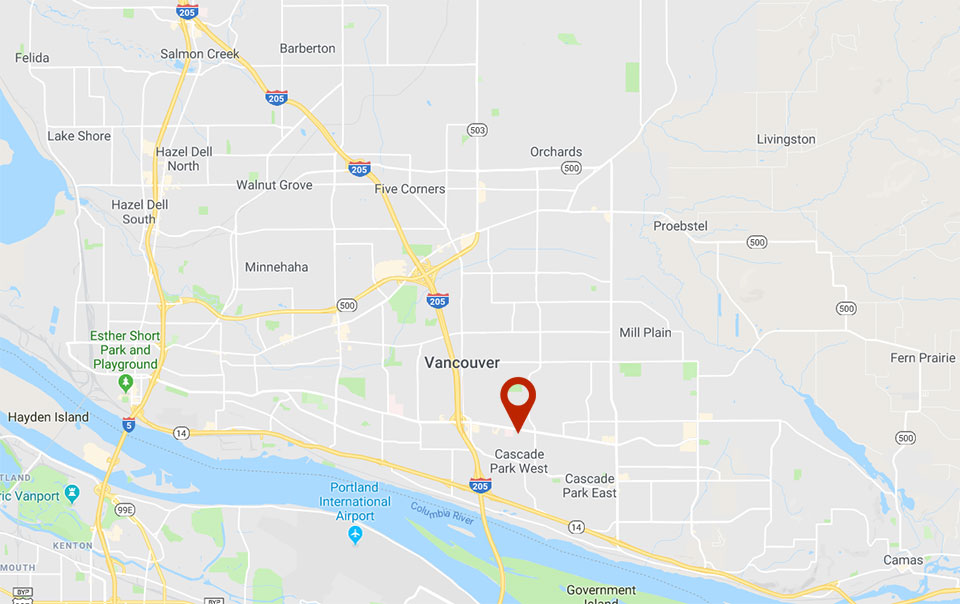 map location of Orthodontist Vancouver WA --- Vancouver Orthodontic Specialists, PLLC
